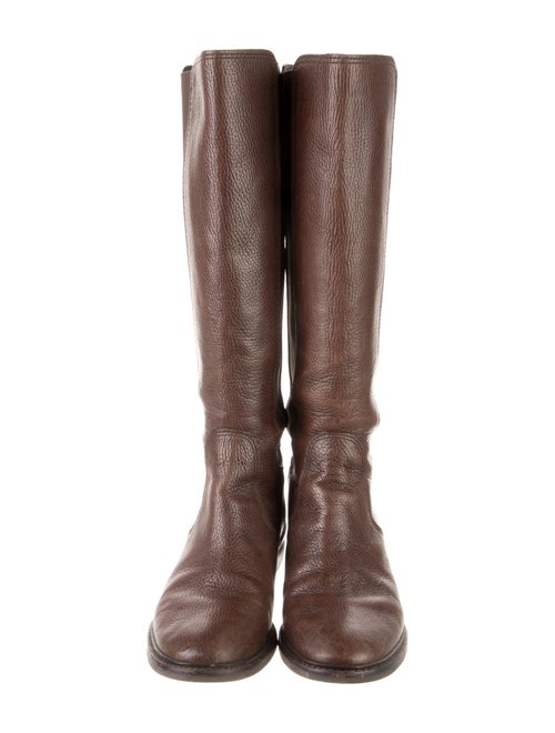 Tory Burch Leather Riding Boots
