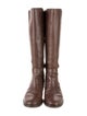 Tory Burch Leather Riding Boots
