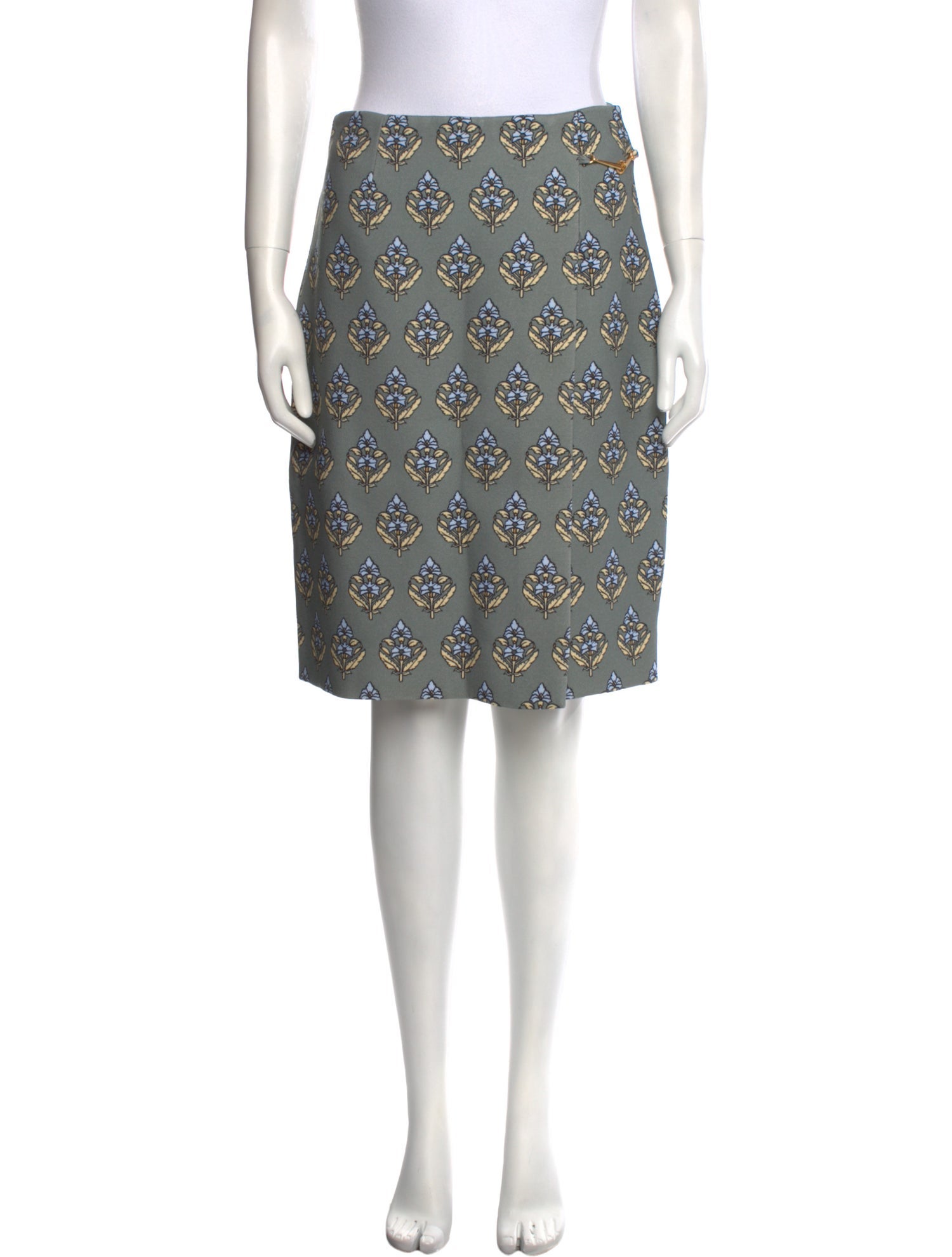 Tory Burch Printed Midi Length Skirt