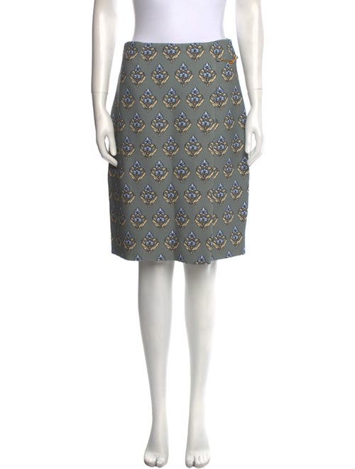 Tory Burch Printed Midi Length Skirt