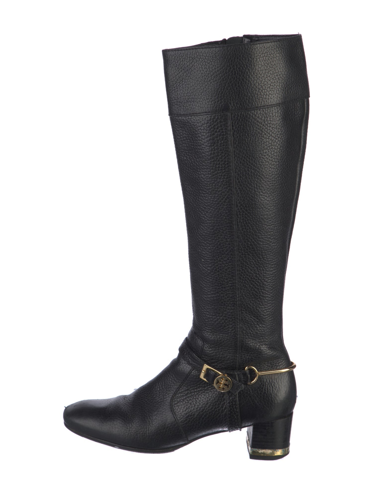 Tory Burch Leather Riding Boots