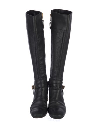 Tory Burch Leather Riding Boots