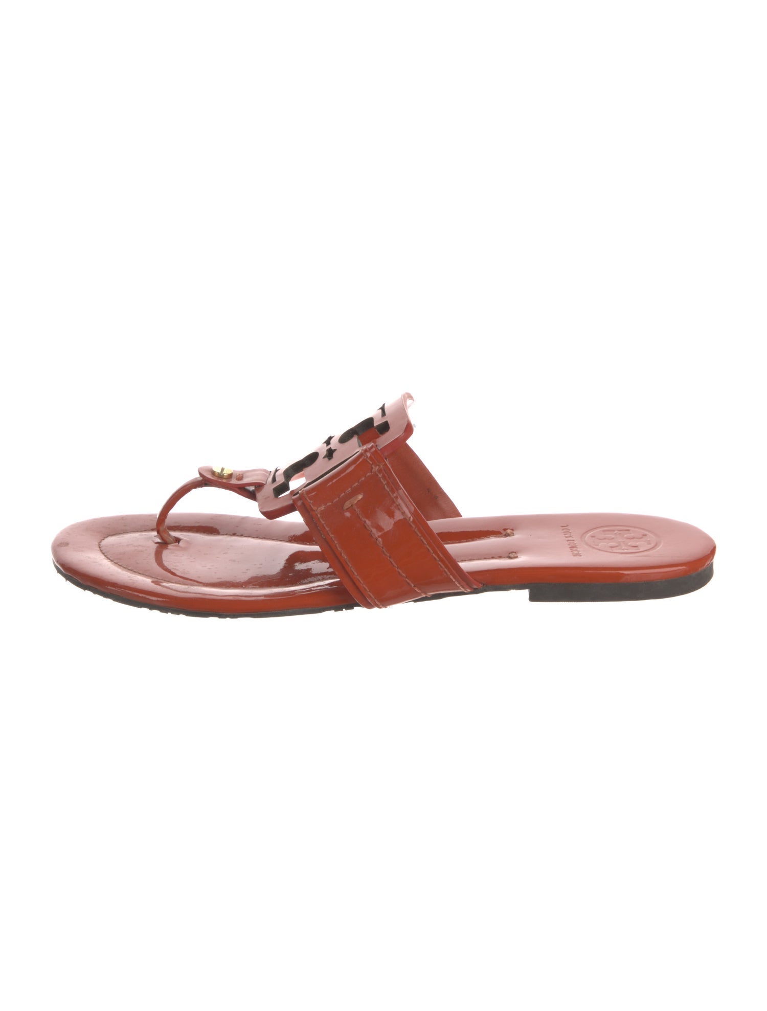 Tory Burch Patent Leather Slides