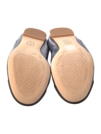Tory Burch Signature Logo Leather Ballet Flats