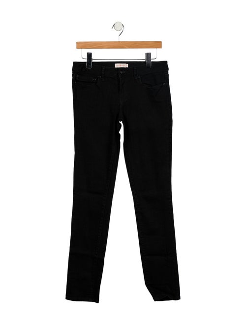 Tory Burch Mid-Rise Straight Leg Jeans