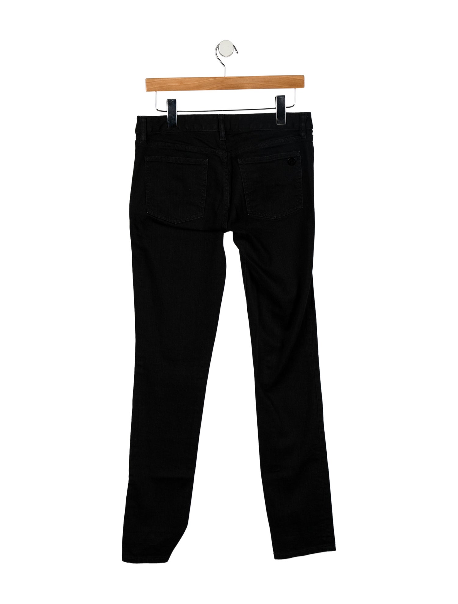 Tory Burch Mid-Rise Straight Leg Jeans
