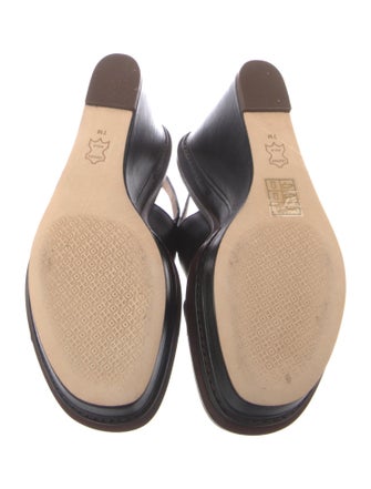 Tory Burch Leather Slingback Sandals