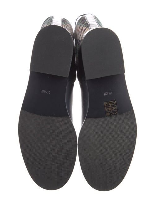 Tory Burch Leather Printed Riding Boots