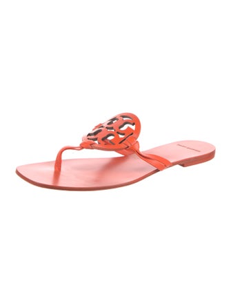 Tory Burch Leather Flip Flops