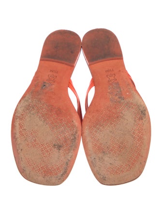 Tory Burch Leather Flip Flops