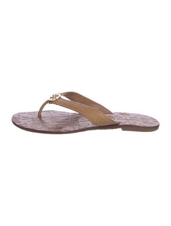 Tory Burch Leather Flip Flops