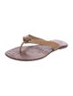 Tory Burch Leather Flip Flops