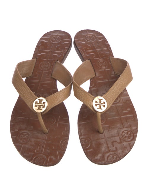 Tory Burch Leather Flip Flops