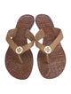 Tory Burch Leather Flip Flops