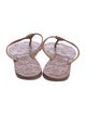Tory Burch Leather Flip Flops