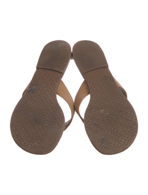 Tory Burch Leather Flip Flops