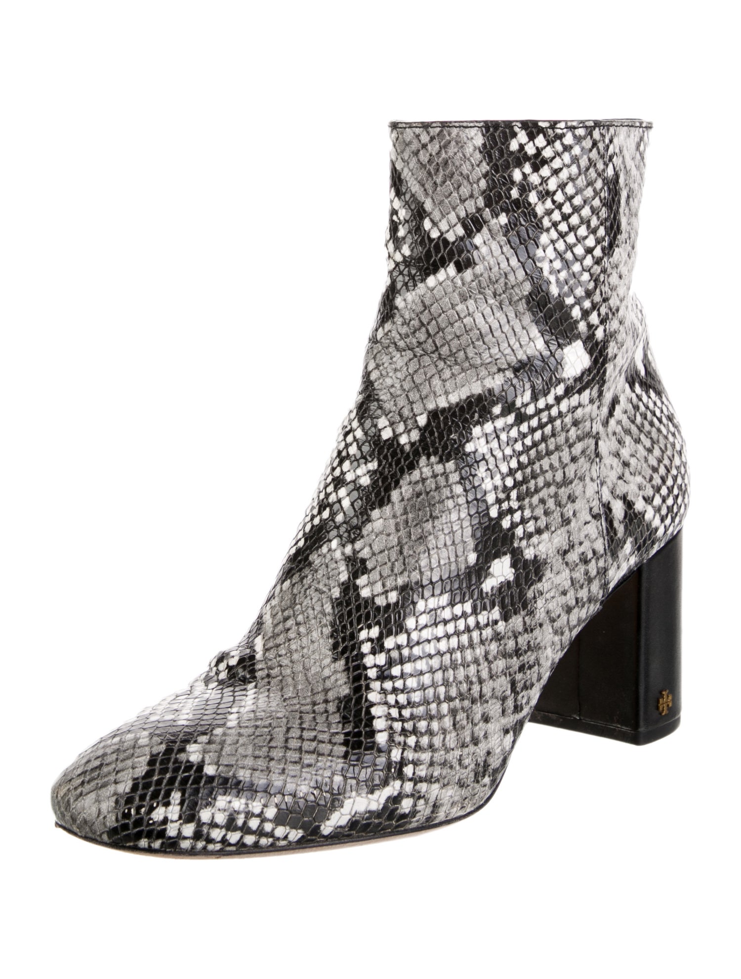 Tory Burch Leather Animal Print Boots