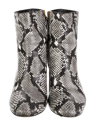 Tory Burch Leather Animal Print Boots