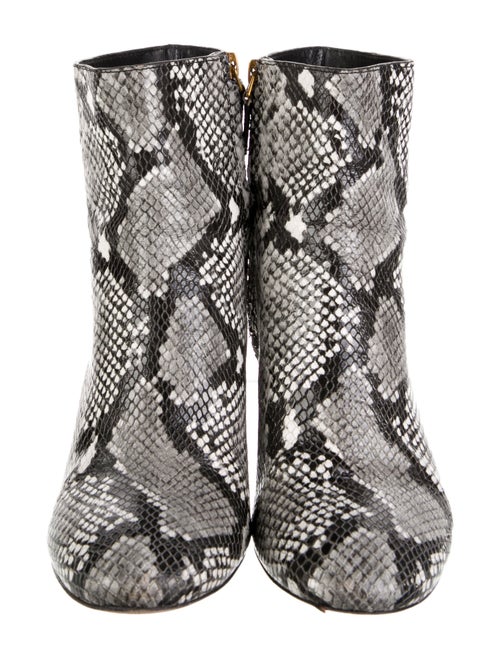 Tory Burch Leather Animal Print Boots
