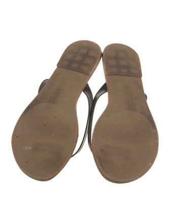 Tory Burch Leather Slides