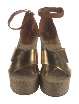 Tory Burch Leather Espadrilles