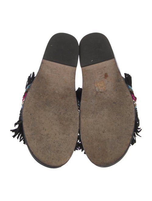 Tory Burch Leather Printed Slides