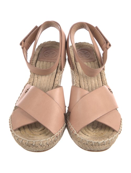Tory Burch Leather Espadrilles