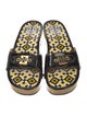 Tory Burch Patent Leather Printed Slides