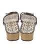 Tory Burch Patent Leather Printed Slides