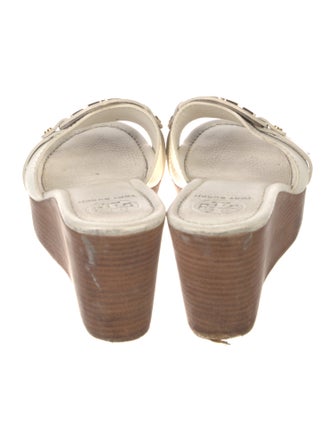 Tory Burch Leather Slides