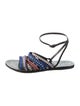 Tory Burch Leather Patterned Sandals