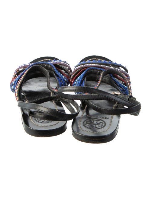 Tory Burch Leather Patterned Sandals