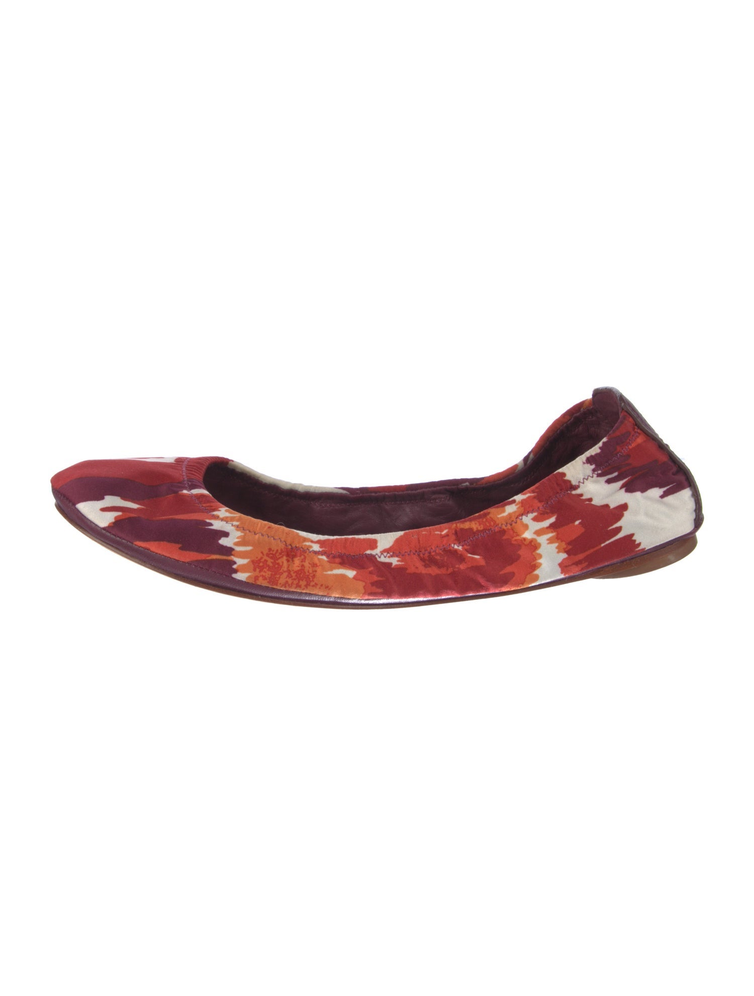 Tory Burch Velvet Printed Flats