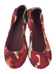 Tory Burch Velvet Printed Flats