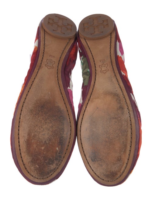 Tory Burch Velvet Printed Flats