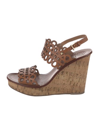 Tory Burch Leather Slingback Sandals