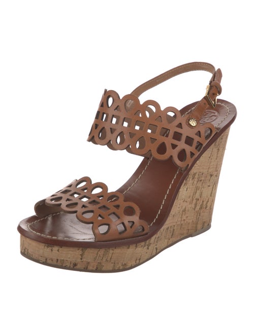 Tory Burch Leather Slingback Sandals