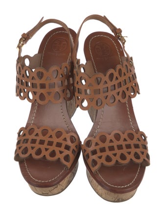 Tory Burch Leather Slingback Sandals