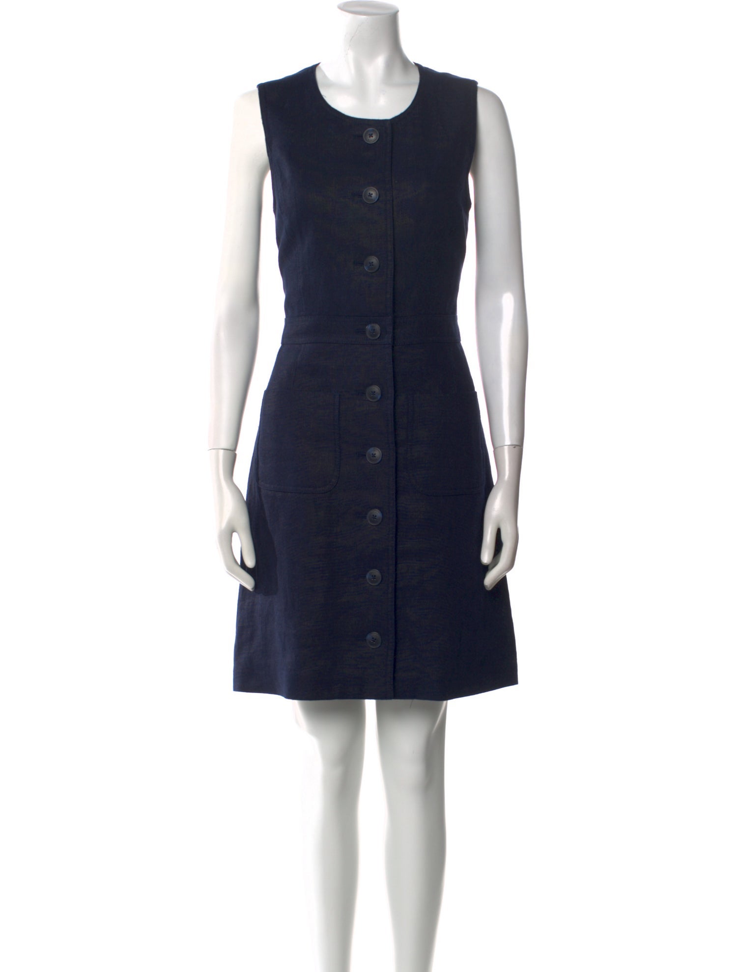 Tory Burch Linen Knee-Length Dress