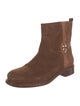 Tory Burch Suede Moto Boots