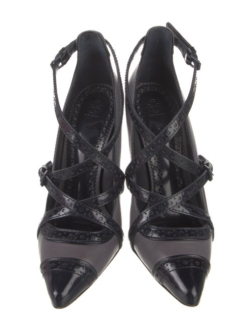 Tory Burch Leather T-Strap Pumps