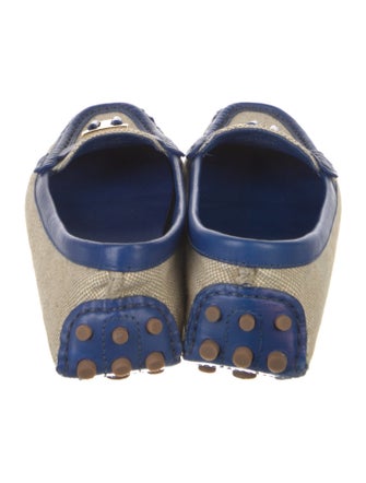Tory Burch Canvas Printed Loafers