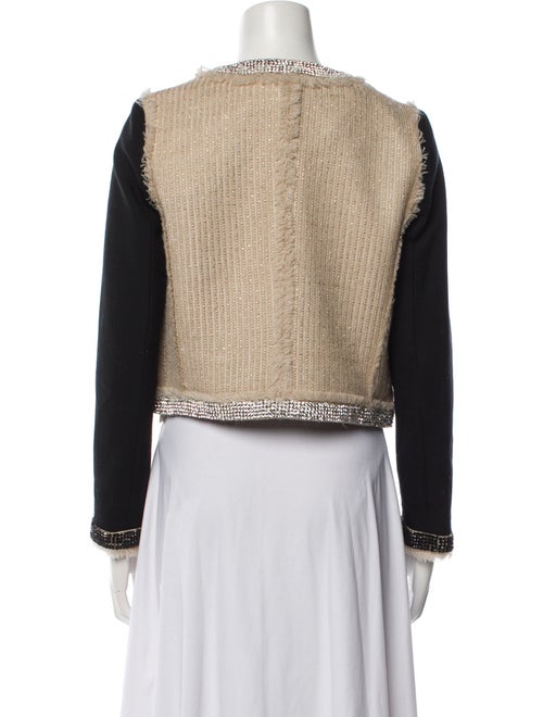 Tory Burch Wool Tweed Pattern Jacket