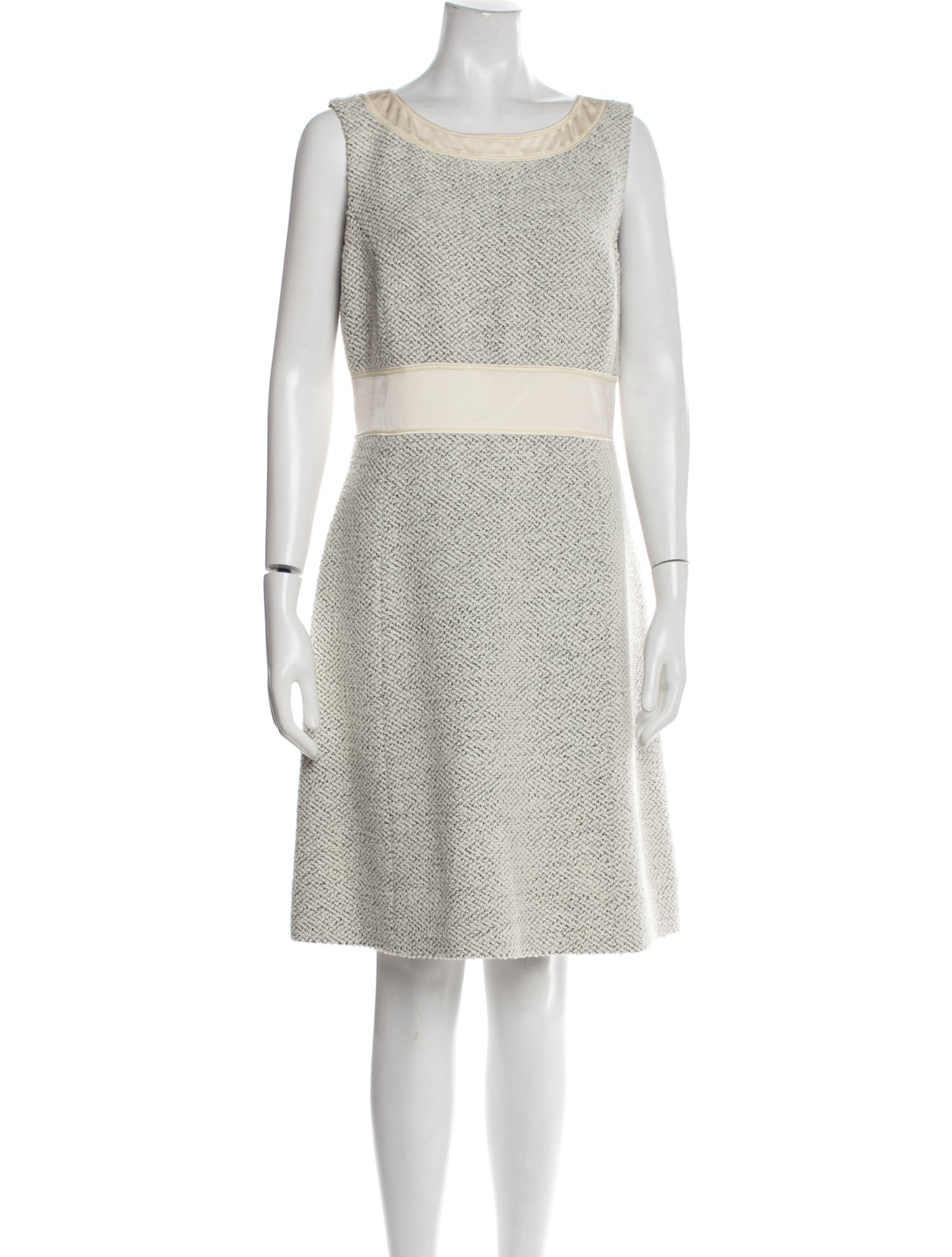 Tory Burch Bateau Neckline Knee-Length Dress