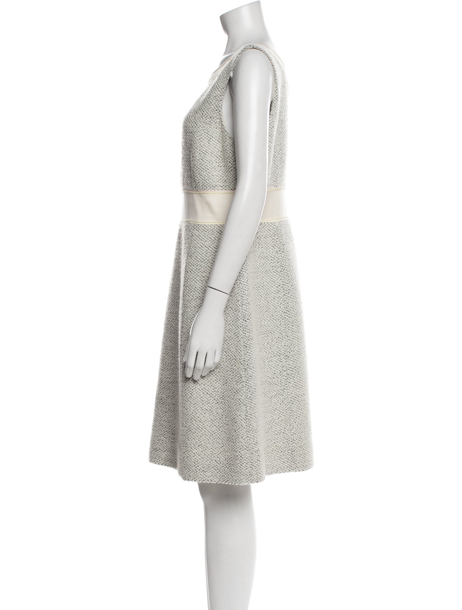 Tory Burch Bateau Neckline Knee-Length Dress