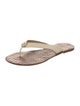 Tory Burch Leather Flip Flops