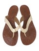 Tory Burch Leather Flip Flops