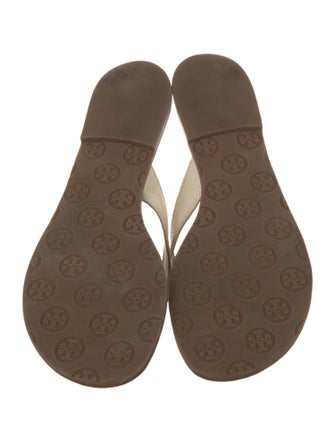 Tory Burch Leather Flip Flops