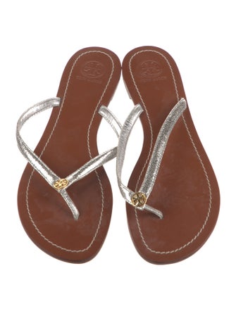 Tory Burch Leather Slides
