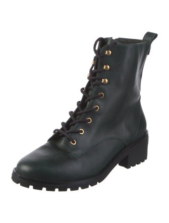 Tory Burch Leather Combat Boots